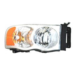 DODGE TRUCKS & VANS DODGE/PU (R2500/3500)(R1500 Mega Cab 06-08) HEAD LAMP ASSEMBLY RIGHT (Passenger Side) OEM#55077120AF 2003-2004 PL#CH2503135