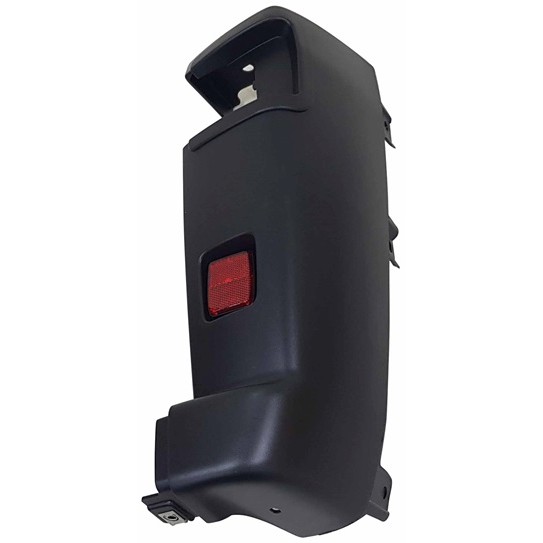 DODGE TRUCKS & VANS PROMASTER 1500/2500/3500 REAR BUMPER SIDE COVER RIGHT (Passenger Side) TXT-BLACK W/REFLECTOR (W/BSD) **CAPA** OEM#7FM50JXWAB 2022-2024 PL#CH1117108C