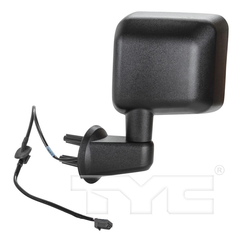 JEEPVEHICLE WRANGLER (JK) DOOR MIRROR LEFT (Driver Side) PWR/HTD (TXT) OEM#5182175AB 2011-2013 PL#CH1320319