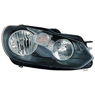 VOLKSWAGEN GOLF (2/4 DR) (LH Exhaust) HEAD LAMP ASSY RIGHT (Passenger Side) (HALOGEN) OEM#5K0941006C 2010-2014 PL#VW2503144