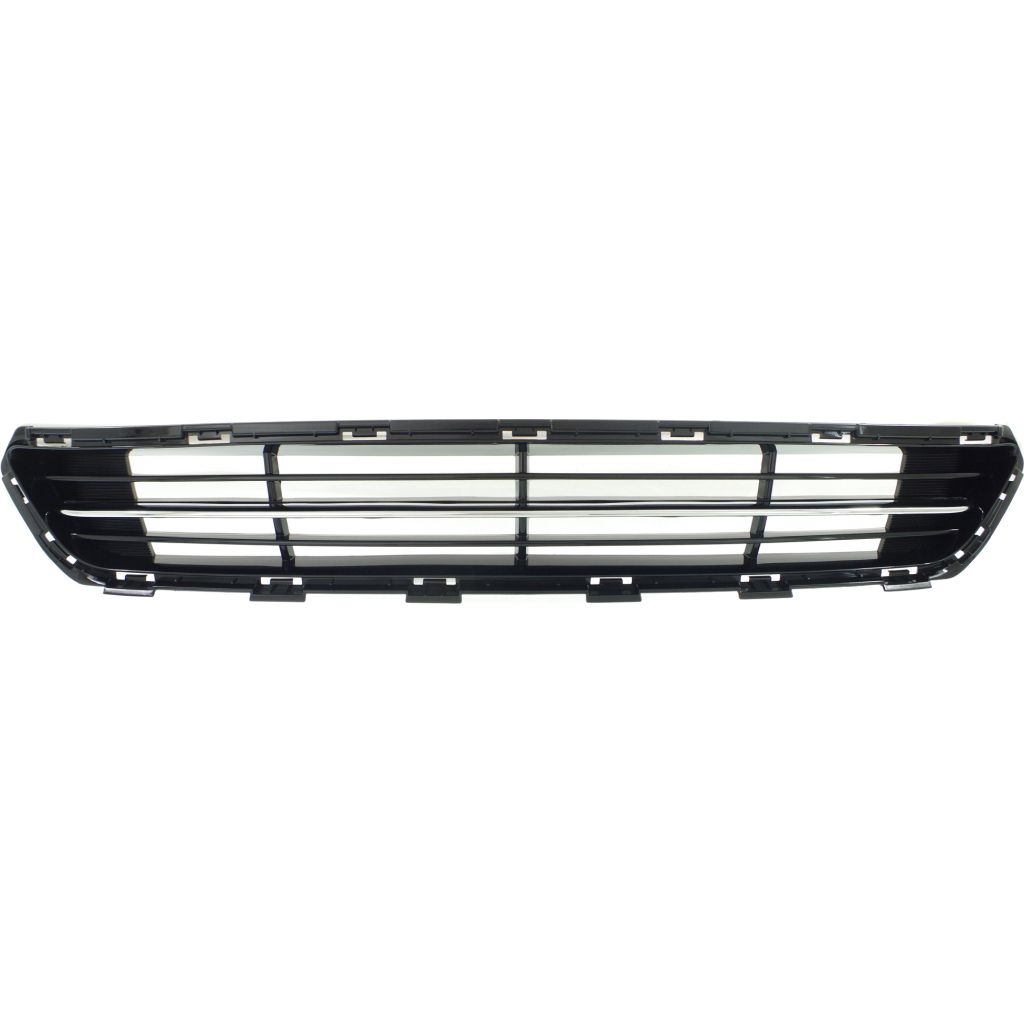 KIA OPTIMA FRONT BUMPER GRILLE BLACK W/CHR MOLDING (SX/SXL) OEM#865614C700 2014-2015 PL#KI1036120