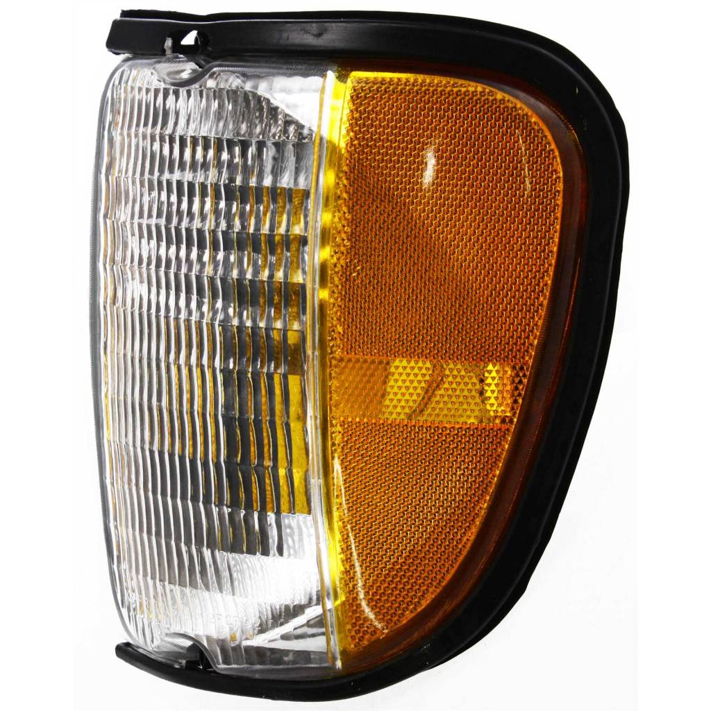FORD TRUCKS & VANS FORD VAN CORNER LAMP UNIT LEFT (Driver Side) (TO 12-2-02)(AMBER/CLEAR) OEM#F2UZ13201A 1992-2003 PL#FO2520122