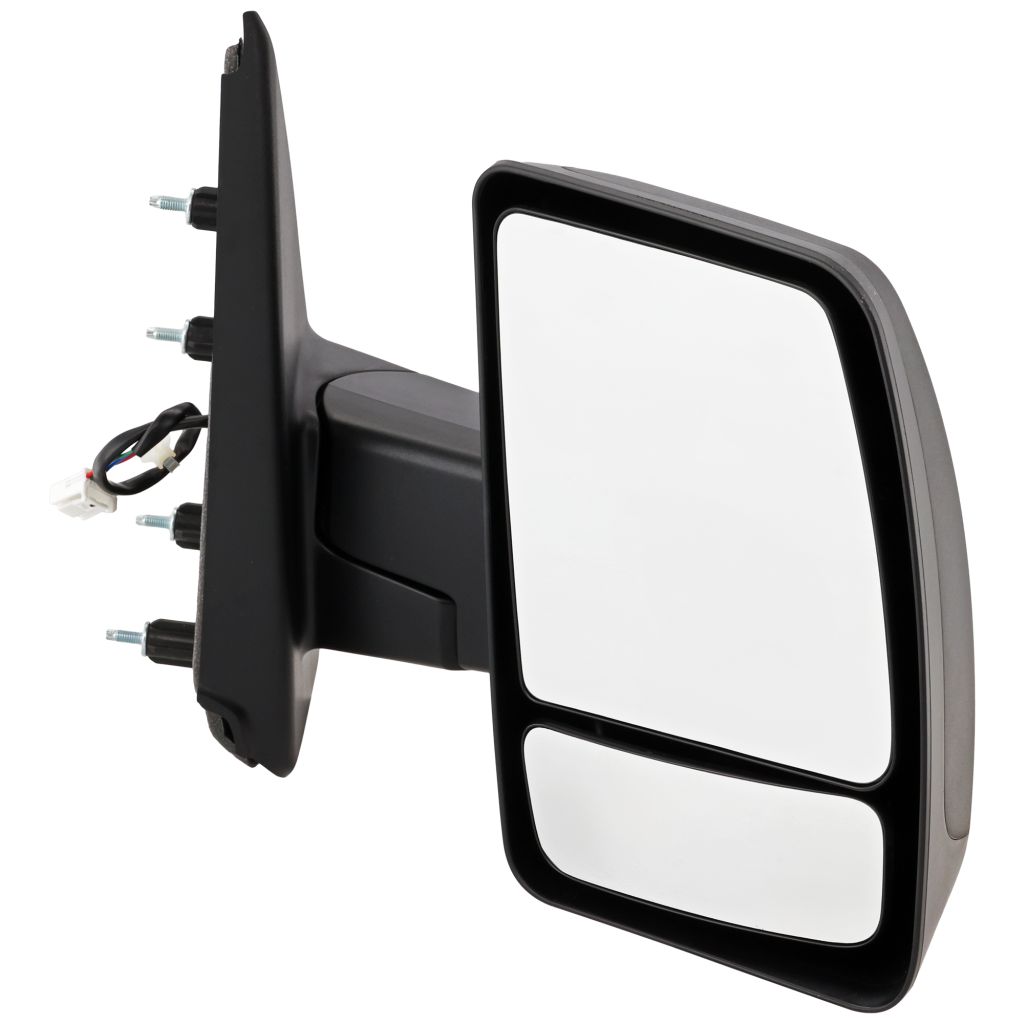 NISSAN(DATSUN) NV1500/2500/3500 DOOR MIRROR RIGHT (Passenger Side) PWR/N-HTD (BLACK CVR)(SINGLE ARM) OEM#963011PA7E-PFM 2012-2021 PL#NI1321233