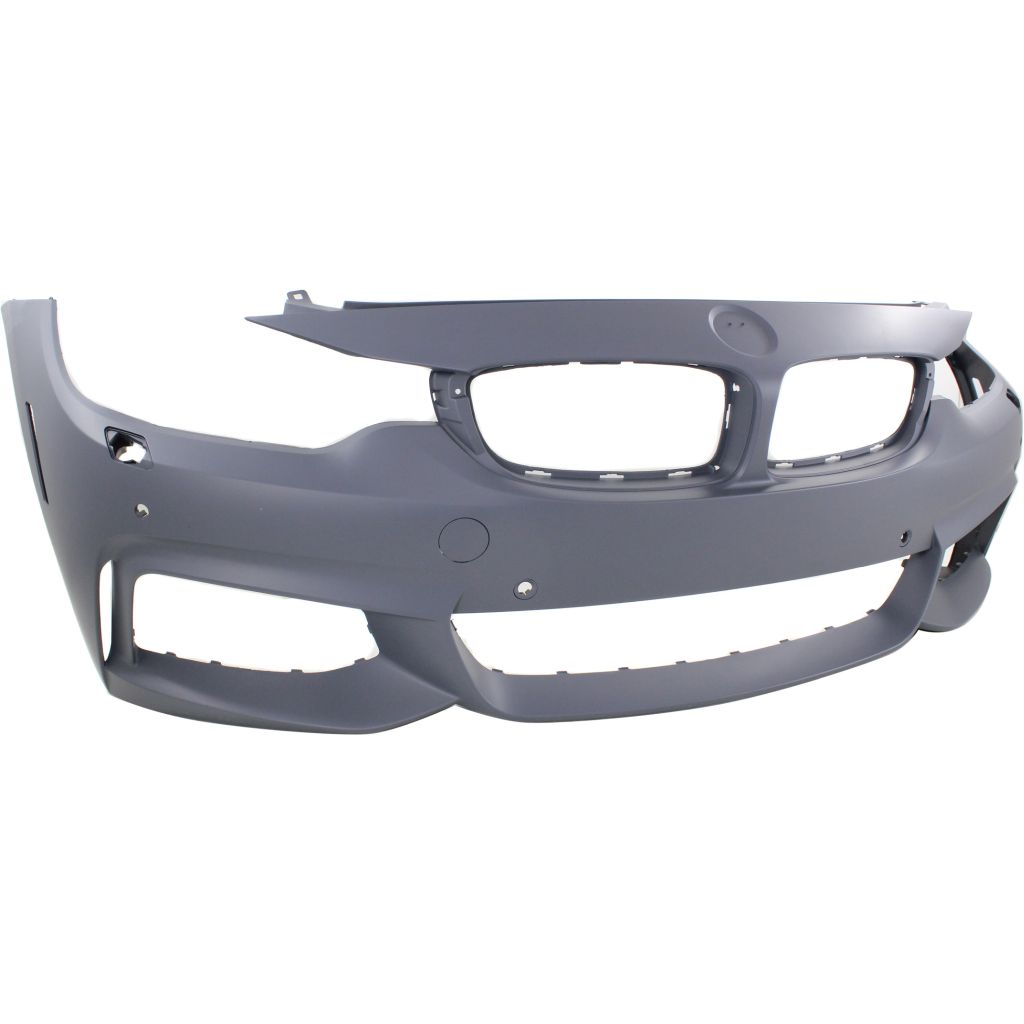 BMW BMW 4 (4DOORS/GRAN COUPE) FRONT BUMPER COVER PRIMED (W/M SPORT) W/ WASHER W/ PK SENSOR OEM#51118060885 2015-2020 PL#BM1000342