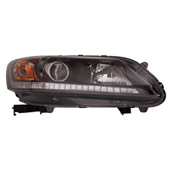 HONDA ACCORD SEDAN HEAD LAMP ASSEMBLY LEFT (Driver Side) (4 CYL)(HALOGEN) **CAPA** OEM#33150T2AA01 2013-2015 PL#HO2502151C