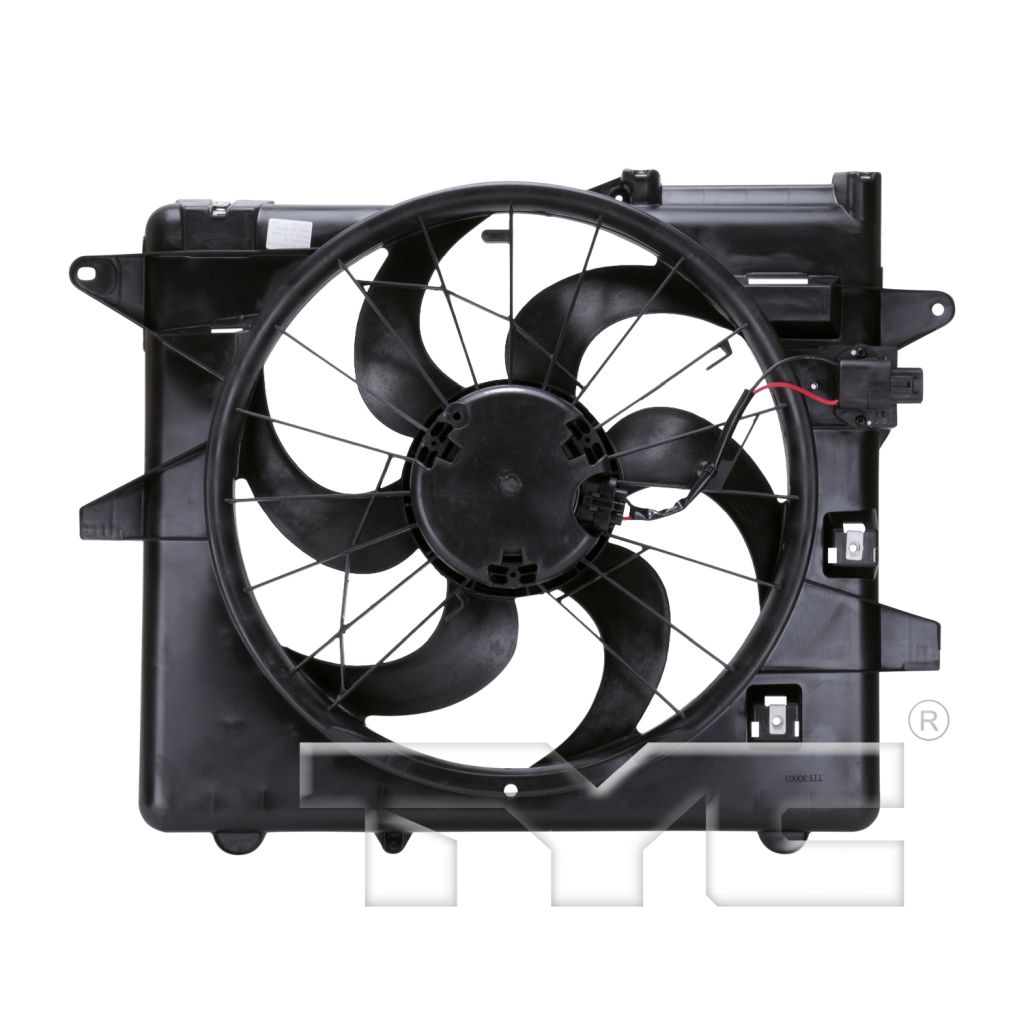 FORD MUSTANG RADIATOR & A/C FAN ASSEMBLY (SINGLE FAN) OEM#DR3Z8C607B 2010-2014 PL#FO3115152