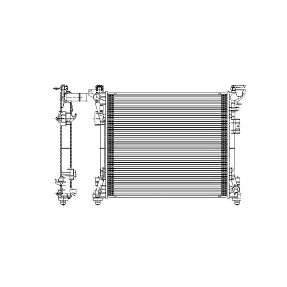 DODGE TRUCKS & VANS GRAND CARAVAN RADIATOR V6 A/T OEM#4677755AE 2008-2020 PL#CH3010347