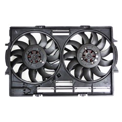 AUDI A8/A8 L/S8 RADIATOR & A/C FAN ASSY 3.0/4.0/4.2/6.3L OEM#4H0121207C-PFM 2011-2018 PL#AU3115111