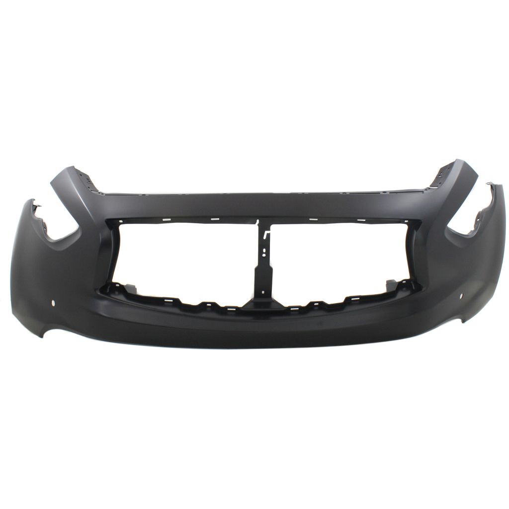 INFINITI QX70 FRONT BUMPER COVER PRIMED UPPER (W/ PARK SENSOR) OEM#FBM223EV1H 2014-2017 PL#IN1000254
