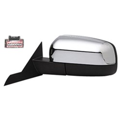 MERCURY MONTEGO DOOR MIRROR LEFT (Driver Side) PWR HTD (W/PUDDLE LAMP)(W/MEMORY) CHROME COVER OEM#6G1Z17683C-PFM 2005-2007 PL#FO1320376