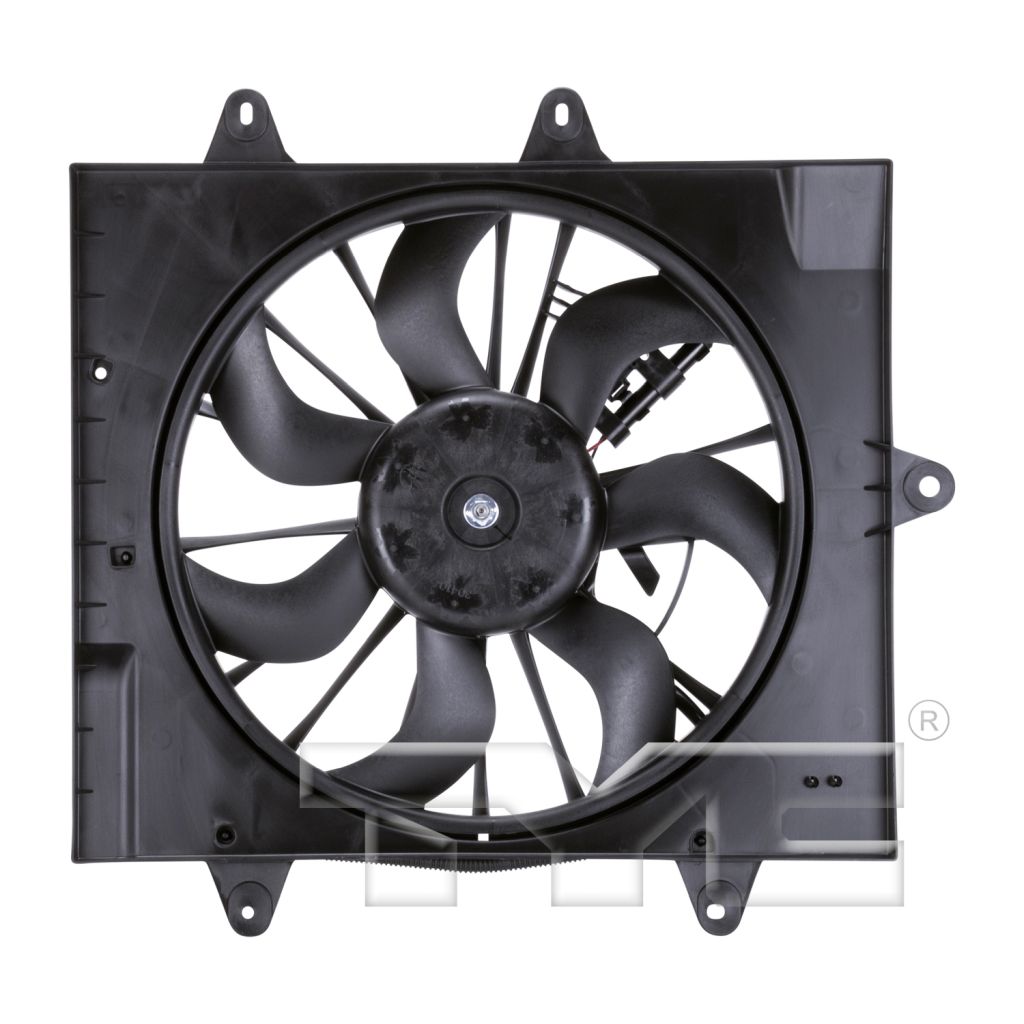 CHRYSLER PT CRUISER RADIATOR & A/C FAN ASSY (W/TURBO)(SINGLE FAN) OEM#5179463AA 2006-2010 PL#CH3115156