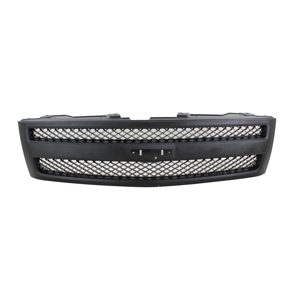 GM TRUCKS & VANS SILVERADO/PU 1500 HYBRID (CHEVY) GRILLE TEXT BLACK FRME/BLK OEM#22829433 2009-2013 PL#GM1200578
