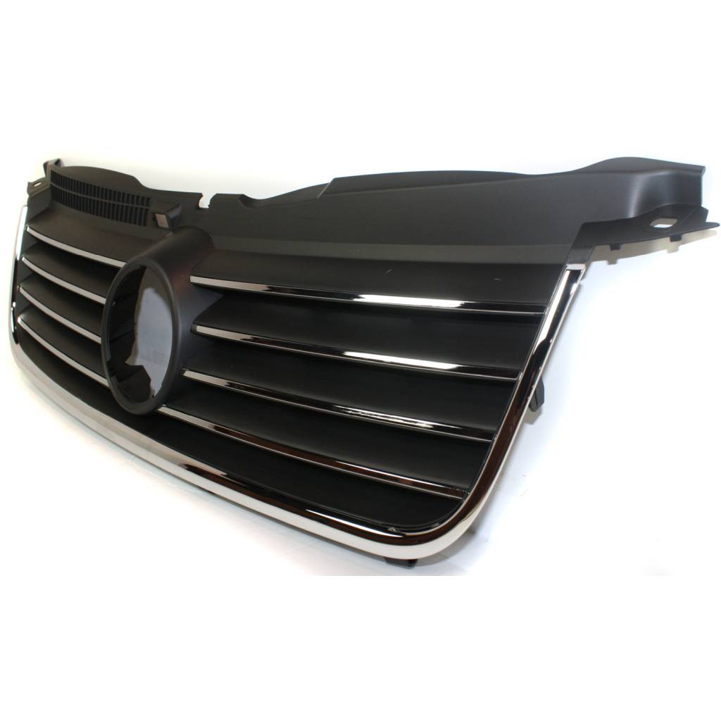 VOLKSWAGEN PASSAT (1PC HEAD/LAMP Design) GRILLE CHR/PTD W/VENT OEM#3B0853651K3FZ 2001-2005 PL#VW1200156