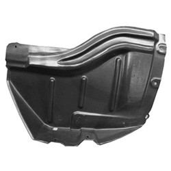TOYOTA TUNDRA FENDER LINER LEFT (Driver Side) (FT SECTION) (Steel BUMPER TYPE) OEM#538060C020 2007-2013 PL#TO1248147