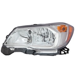 SUBARU FORESTER HEAD LAMP ASSEMBLY LEFT (Driver Side) 2.5L (HALOGEN)(CHR BEZEL) **CAPA** OEM#84001SG091 2014-2016 PL#SU2502145C