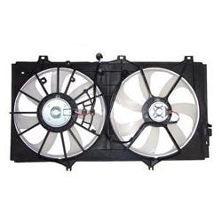 TOYOTA VENZA RADIATOR & A/C FAN ASSEMBLY (3.5L) (W/TOW PKG)(DUAL FAN) OEM#163630P030-PFM 2009-2016 PL#LX3115113