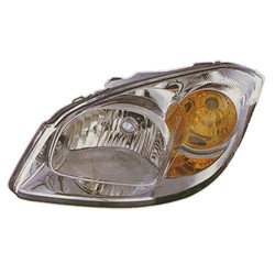 PONTIAC G5 HEAD LAMP ASSY LEFT (Driver Side) (WO/BRKT)(CLEAR LENS) OEM#22740621 2007-2009 PL#GM2502251