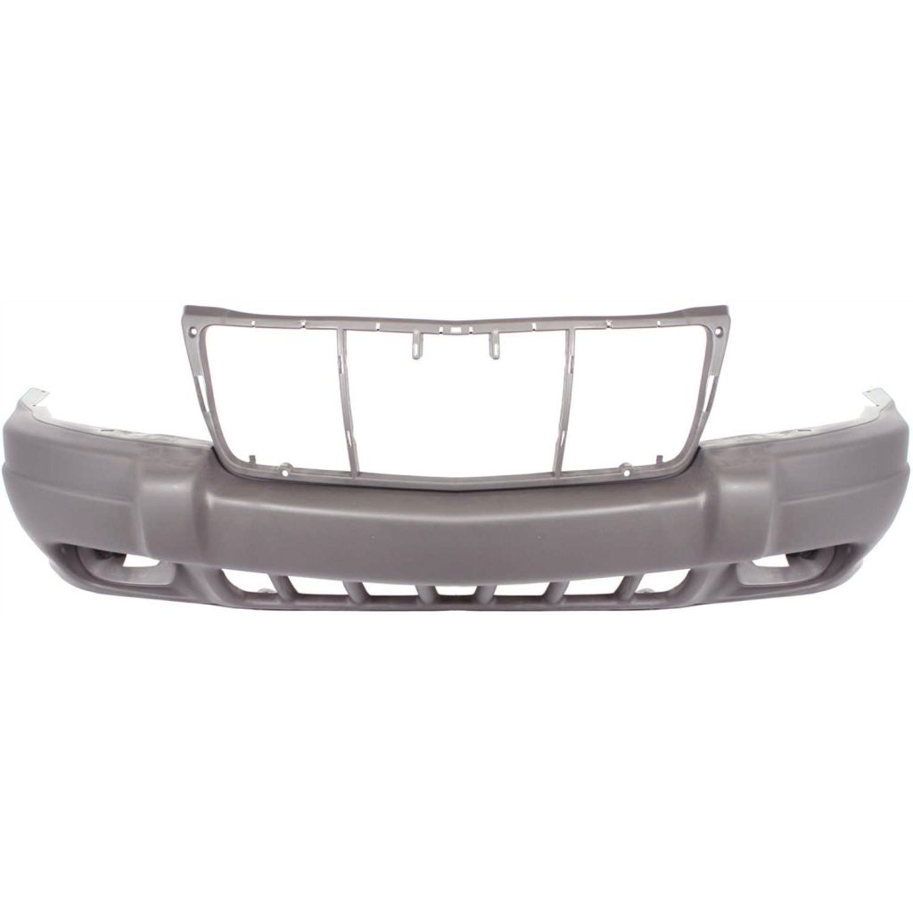 JEEP GRAND CHEROKEE FRONT BUMPER COVER TXT-LIGHT GRAY (W/ FOG) OEM#5FN29VF7AB 1999-2003 PL#CH1000312