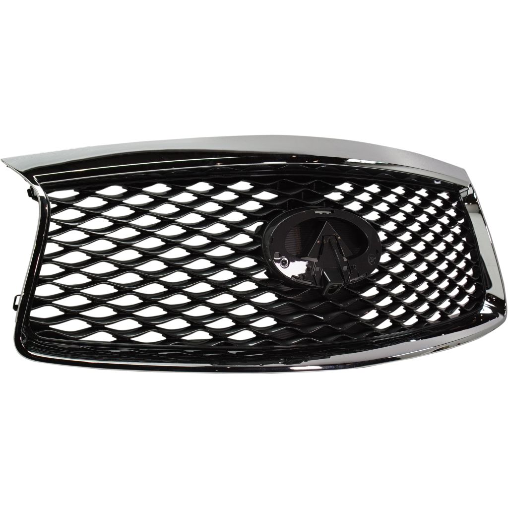 INFINITI QX60 GRILLE CHROME/GRAY (W/CAMERA) OEM#623109NC0B 2016-2019 PL#IN1200136