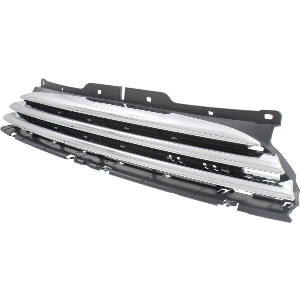 MINI COOPER HATCHBACK GRILLE CHR/BLK (BASE WO/JOHN COOPER WORKS PKG)(WO/DRIVING LAMP) OEM#51117317264 2011-2013 PL#MC1200103