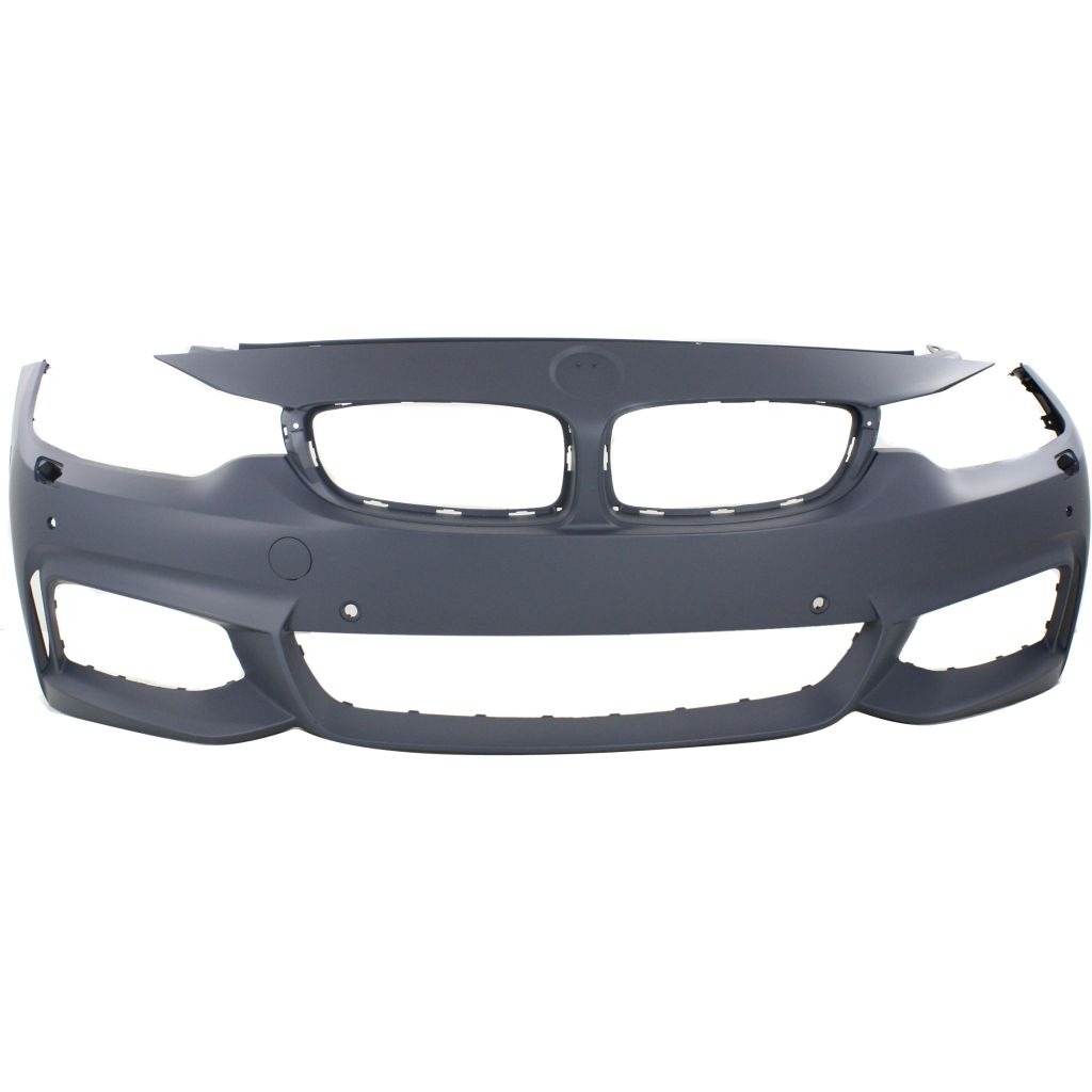 BMW BMW 4 (4DOORS/GRAN COUPE) FRONT BUMPER COVER PRIMED (W/M SPORT) W/ WASHER W/ PK SENSOR W/PK ASSIST OEM#51118060887 2015-2020 PL#BM1000344