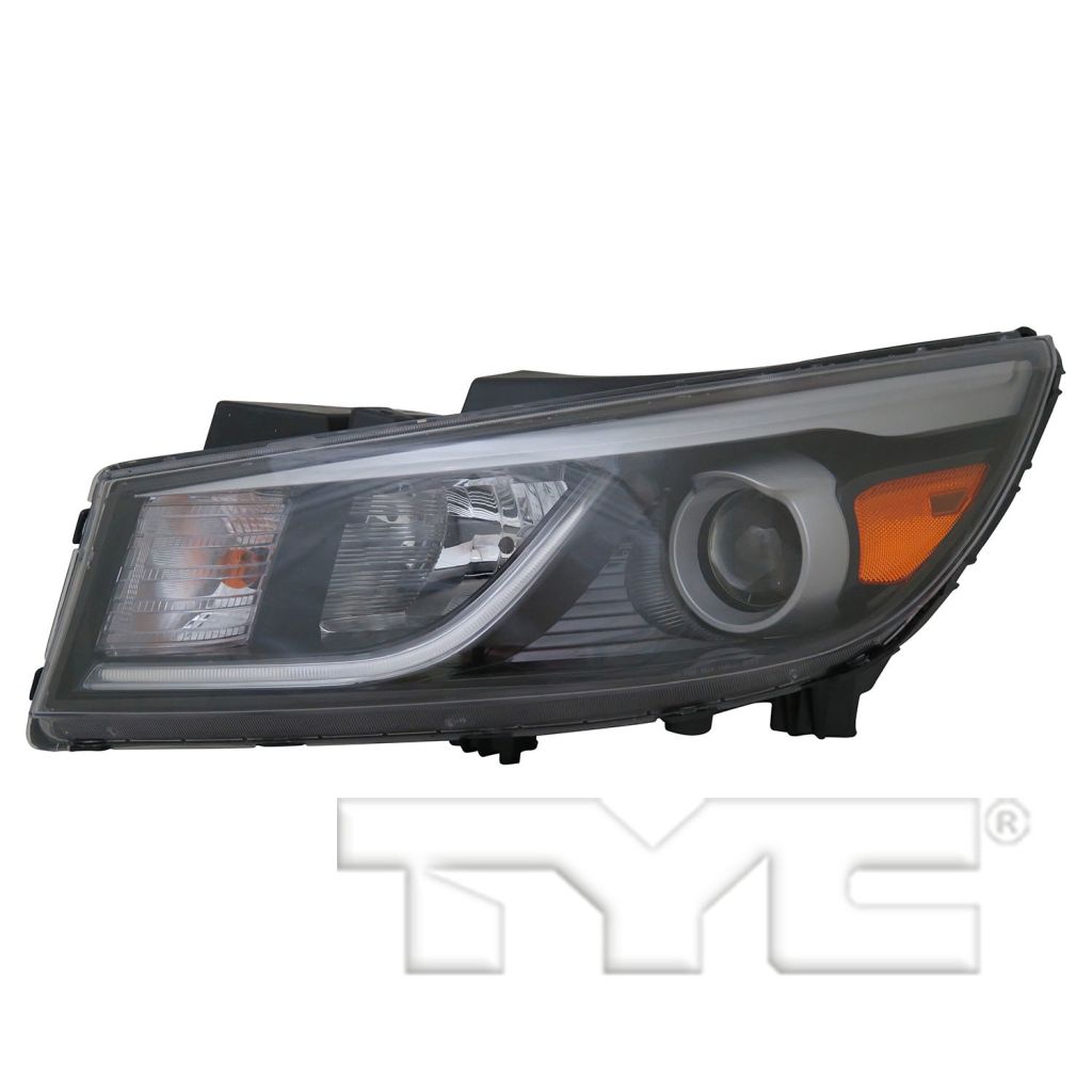 KIA SEDONA MINIVAN HEAD LAMP ASSY LEFT (Driver Side) (HALOGEN)(W/STRING LED)(EX) OEM#92101A9120 2015-2018 PL#KI2502183