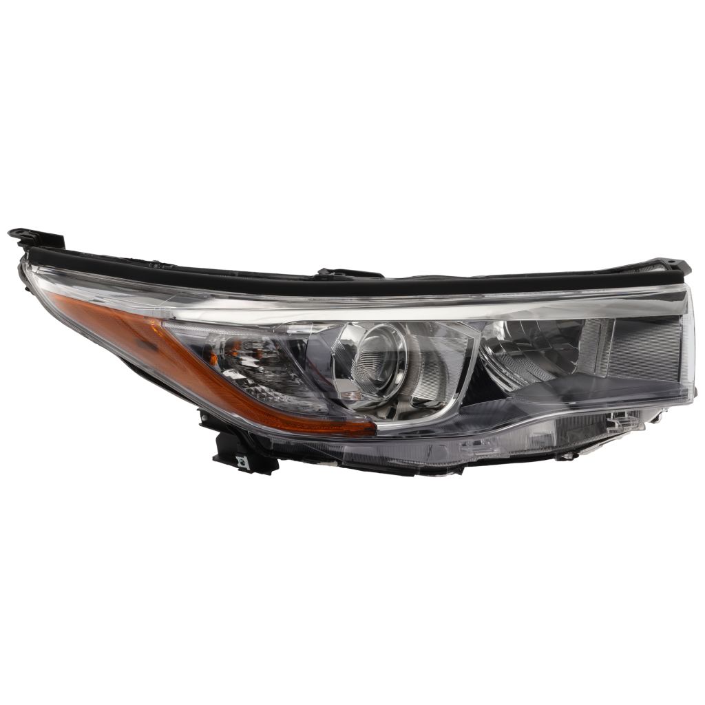 TOYOTA HIGHLANDER HYBRID HEAD LAMP ASSEMBLY RIGHT (Passenger Side) (W/ SMOKED CHR) **CAPA** OEM#811100E250 2014-2016 PL#TO2503225C