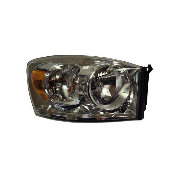 DODGE TRUCKS & VANS DODGE/PU ( R1500)(EXC Mega Cab 06-08) HEAD LAMP ASSEMBLY RIGHT (Passenger Side) OEM#68003124AD 2007-2008 PL#CH2503180