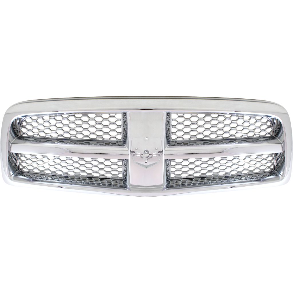 DODGE TRUCKS & VANS DODGE/PU R1500 GRILLE ASSY CHROME/CHROME MESH OEM#55372059AB 2009-2012 PL#CH1200326