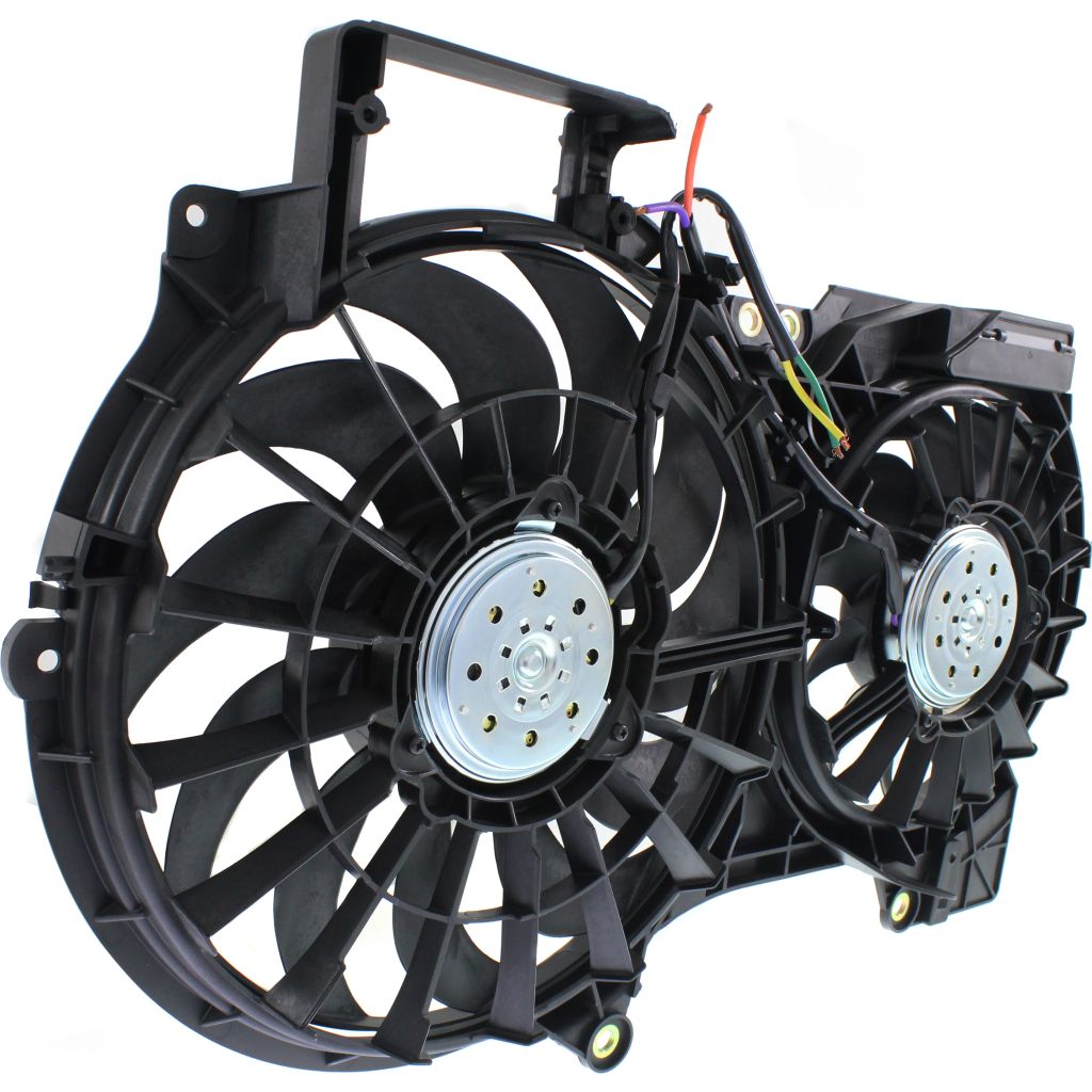 AUDI A6 SEDAN /WAGON RADIATOR & A/C FAN ASSEMBLY 3.0/3.2L (WO/MODULE) OEM#4F0121207A-PFM 2005-2011 PL#AU3115109