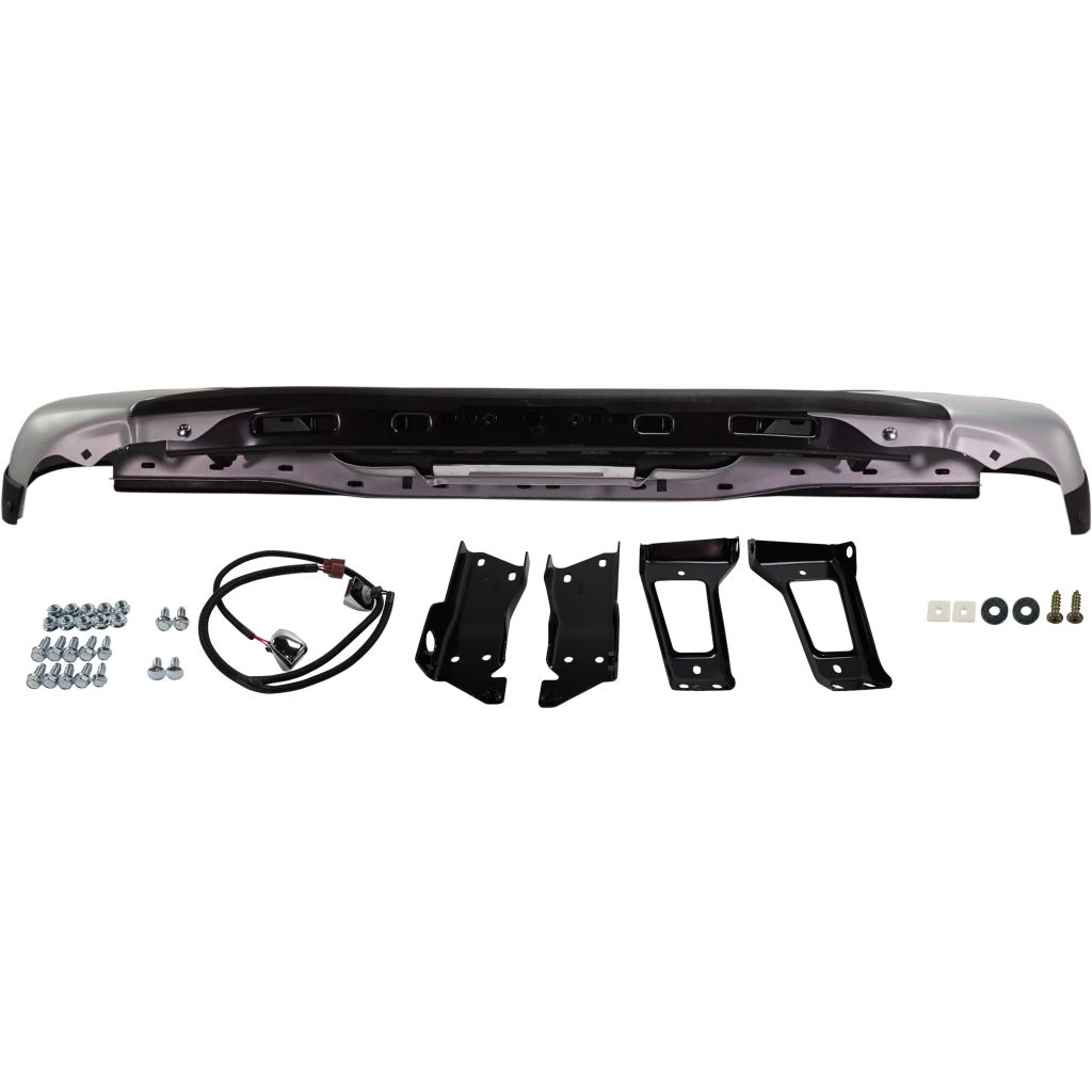 GM TRUCKS & VANS SILVERADO/PU (CHEVY) (07 OLD STYLE) STEP BUMPER ASSEMBLY PTD(FLEETSIDE)(2500HD/3500) OEM#12473001-PFM 1999-2007 PL#GM1103141