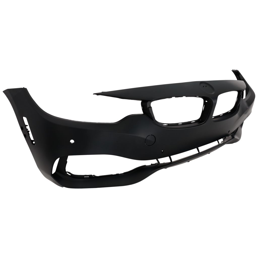 BMW BMW 4 (4DOORS/GRAN COUPE) FRONT BUMPER COVER PRIMED (WO/M SPORT) WO/WASHER W/ PK SENSOR W/PK ASSIST W/CAMERA**CAPA** OEM#51117363280 2015-2017 PL#BM1000385C