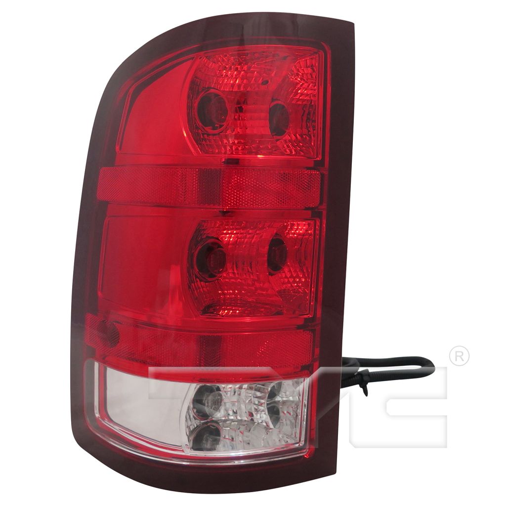 GM TRUCKS & VANS SIERRA/PU 1500 (GMC) TAIL LAMP ASSEMBLY LEFT (Driver Side)(EXC DENALI)(3046/3157 BACK UP BULB) OEM#25958484 2007-2013 PL#GM2800208