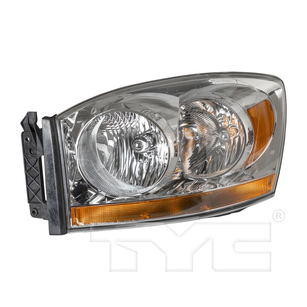 DODGE TRUCKS & VANS DODGE/PU (R2500/3500)(R1500 Mega Cab ) HEAD LAMP ASSY LEFT (Driver Side) (W/O BLACK BEZEL)**CAPA** OEM#55077795AD 2006 PL#CH2518114C