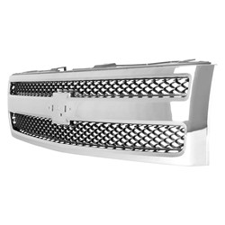 GM TRUCKS & VANS SILVERADO/PU 1500 HYBRID (CHEVY) GRILLE CHR/BLK OEM#19303978 2009-2011 PL#GM1200572