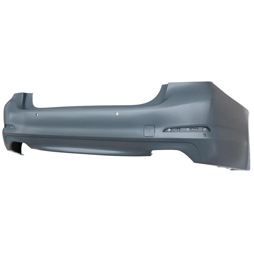 BMW BMW 5 SERIES (SEDAN) REAR BUMPER COVER PRIMED (540i WO/M PKG)(WO/LUXURY PKG)(W/SENSOR)(WO/PARK SYS)**CAPA** OEM#51127475592 2017-2020 PL#BM1100379C