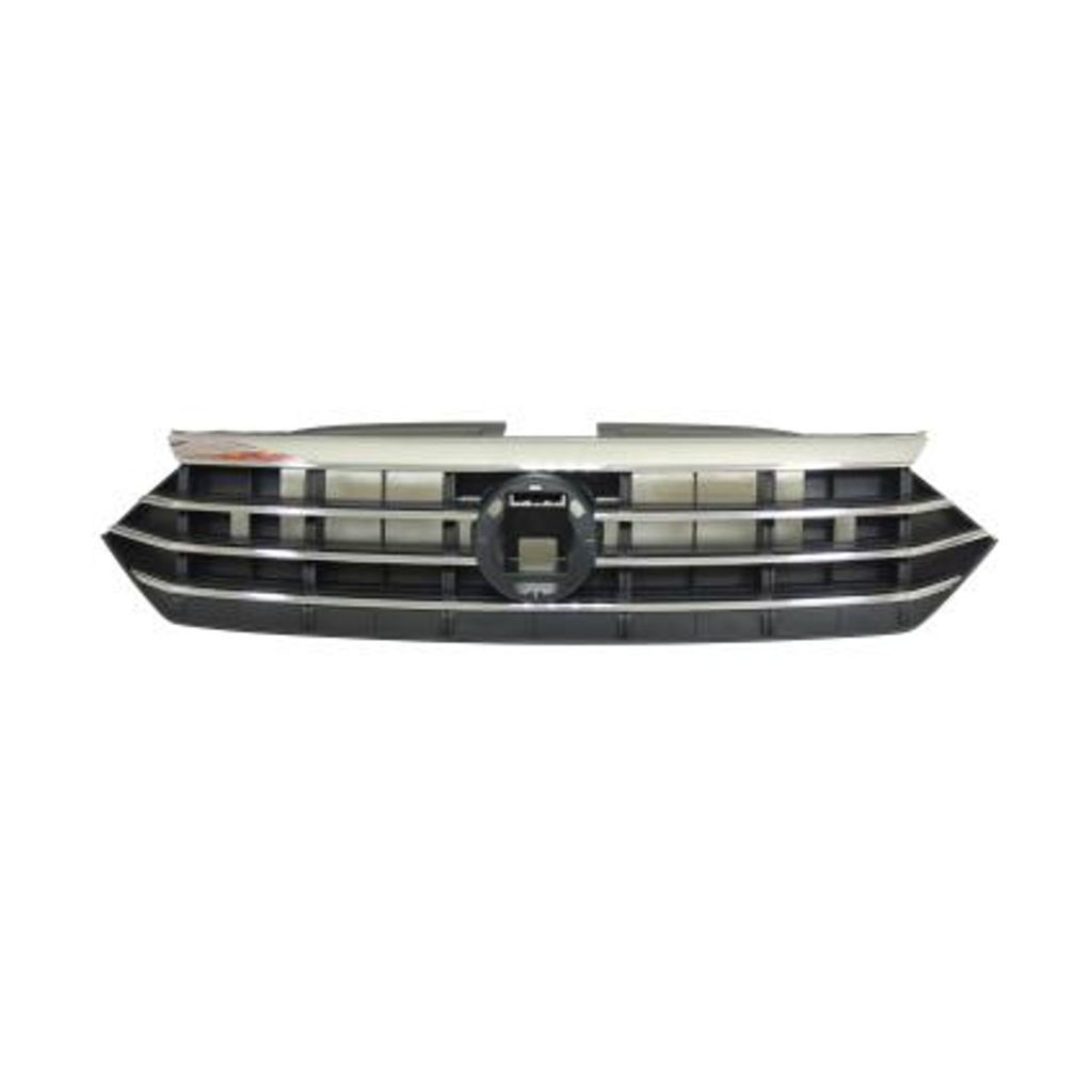 VOLKSWAGEN JETTA SEDAN (EXC GLI) GRILLE ASSY CHROME/BLACK W/CHROME UPPER MLDG (EXC R-LINE) OEM#17A853651RIDJ 2019-2021 PL#VW1200173