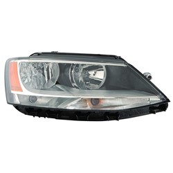 VOLKSWAGEN JETTA HYBRID HEAD LAMP ASSEMBLY RIGHT (Passenger Side) (HALOGEN) **CAPA** OEM#5C7941006 2013-2016 PL#VW2503146C