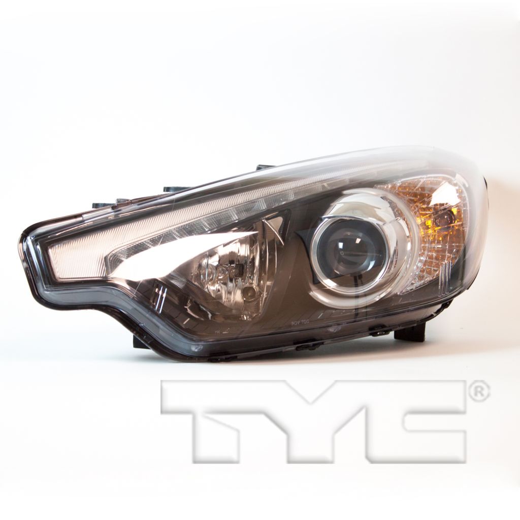 KIA FORTE SEDAN HEAD LAMP ASSEMBLY LEFT (Driver Side) (HALOGEN)(W/ LED)(TO 10-17-14) **CAPA** OEM#92101A7210 2014-2015 PL#KI2502171C