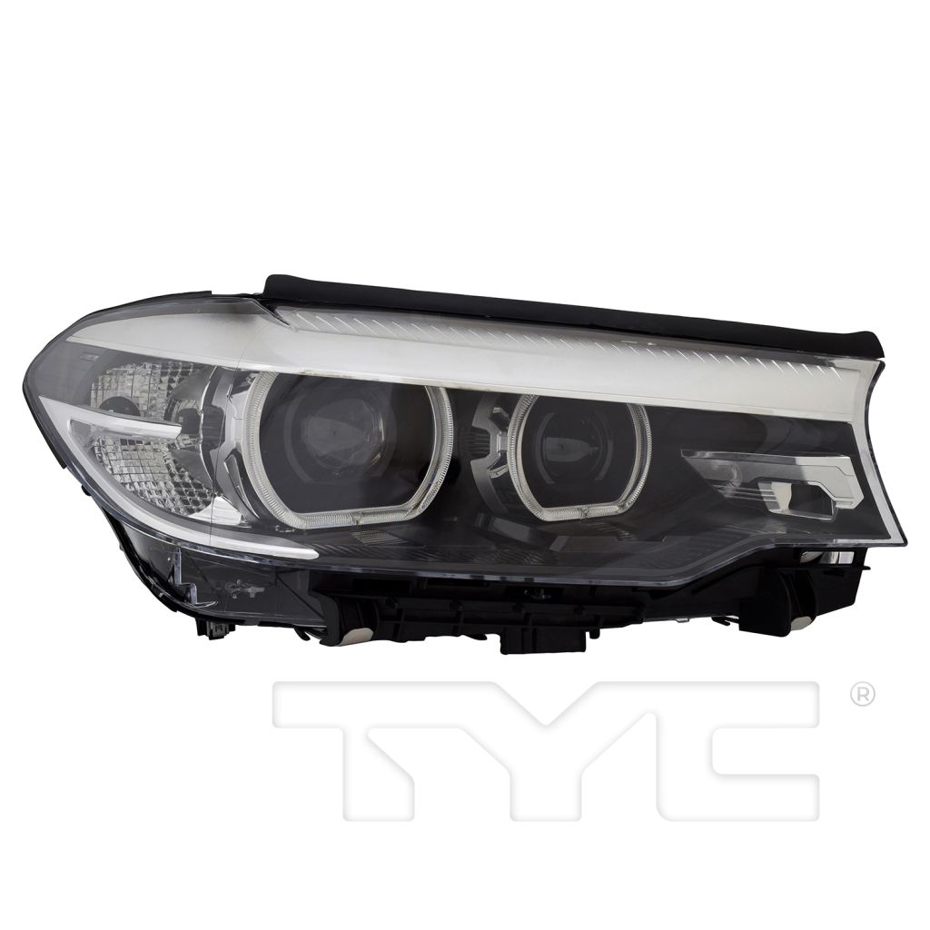 BMW BMW 5 SERIES HYBRID HEAD LAMP UNIT RIGHT (Passenger Side) (LED)(WO/ADAPTIVE) OEM#63117214960 2018-2020 PL#BM2519179