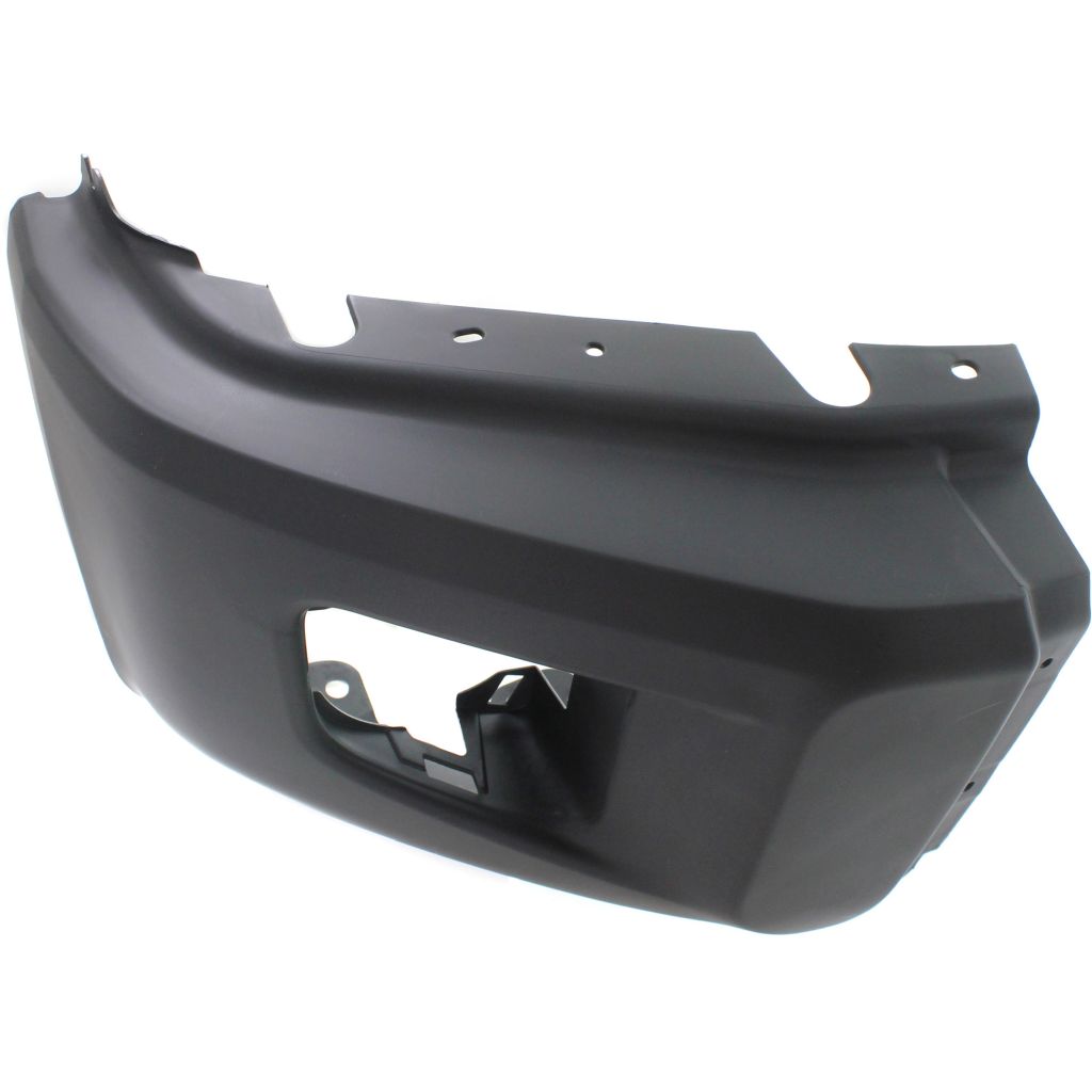 TOYOTA TUNDRA FRONT BUMPER END RIGHT (Passenger Side) BLACK (WO/SENSOR) **CAPA** OEM#521120C080 2014-2021 PL#TO1005182C