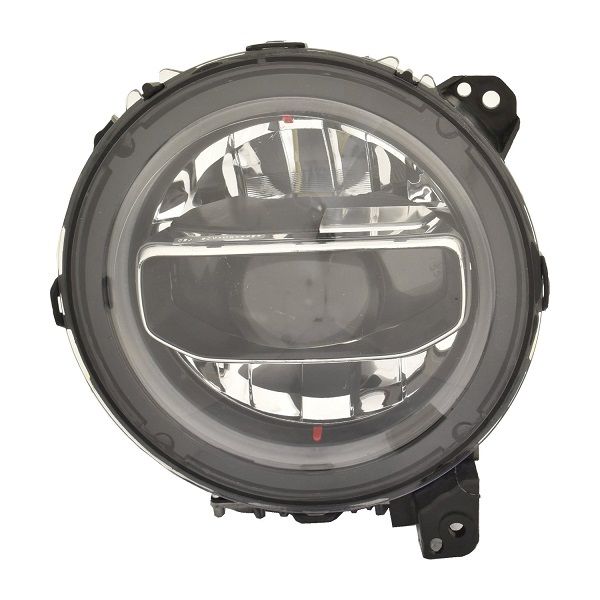JEEPVEHICLE WRANGLER PLUG-IN HEAD LAMP ASSY RIGHT (Passenger Side) (LED)(WO/LOGO) **CAPA** OEM#55112878AG 2021-2022 PL#CH2503327C