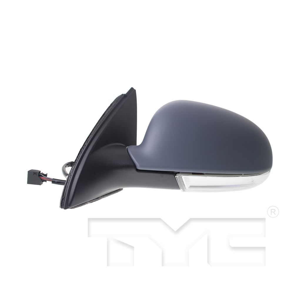VOLKSWAGEN JETTA SEDAN (GEN 5) DOOR MIRROR ASSEMBLY LEFT (Driver Side) POWER/HEATED (W/SIGNAL)(W/O PUDDLE LAMP) OEM#1K1857507DJ9B9-PFM 2005-2010 PL#VW1320122