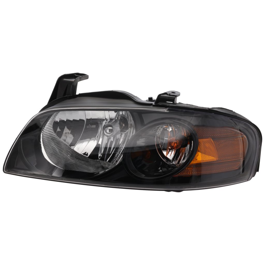 NISSAN SENTRA HEAD LAMP ASSY LEFT (Driver Side) (W/BLACK BEZEL) OEM#260606Z825 2004-2006 PL#NI2502153