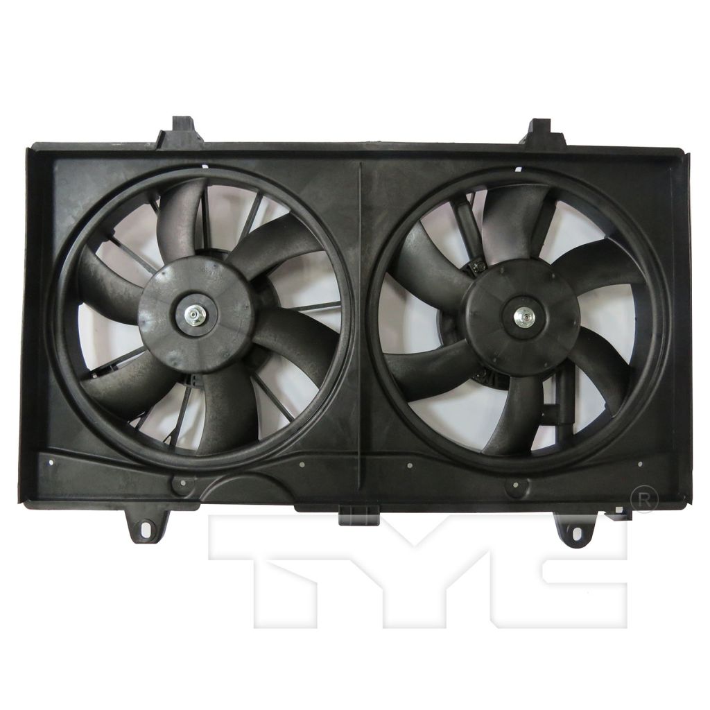 NISSAN(DATSUN) SENTRA RADIATOR & A/C FAN ASSEMBLY (2.0L SR/Special Edition)(2.5L)(DUAL FAN) OEM#21481ET80B 2007-2012 PL#NI3117102