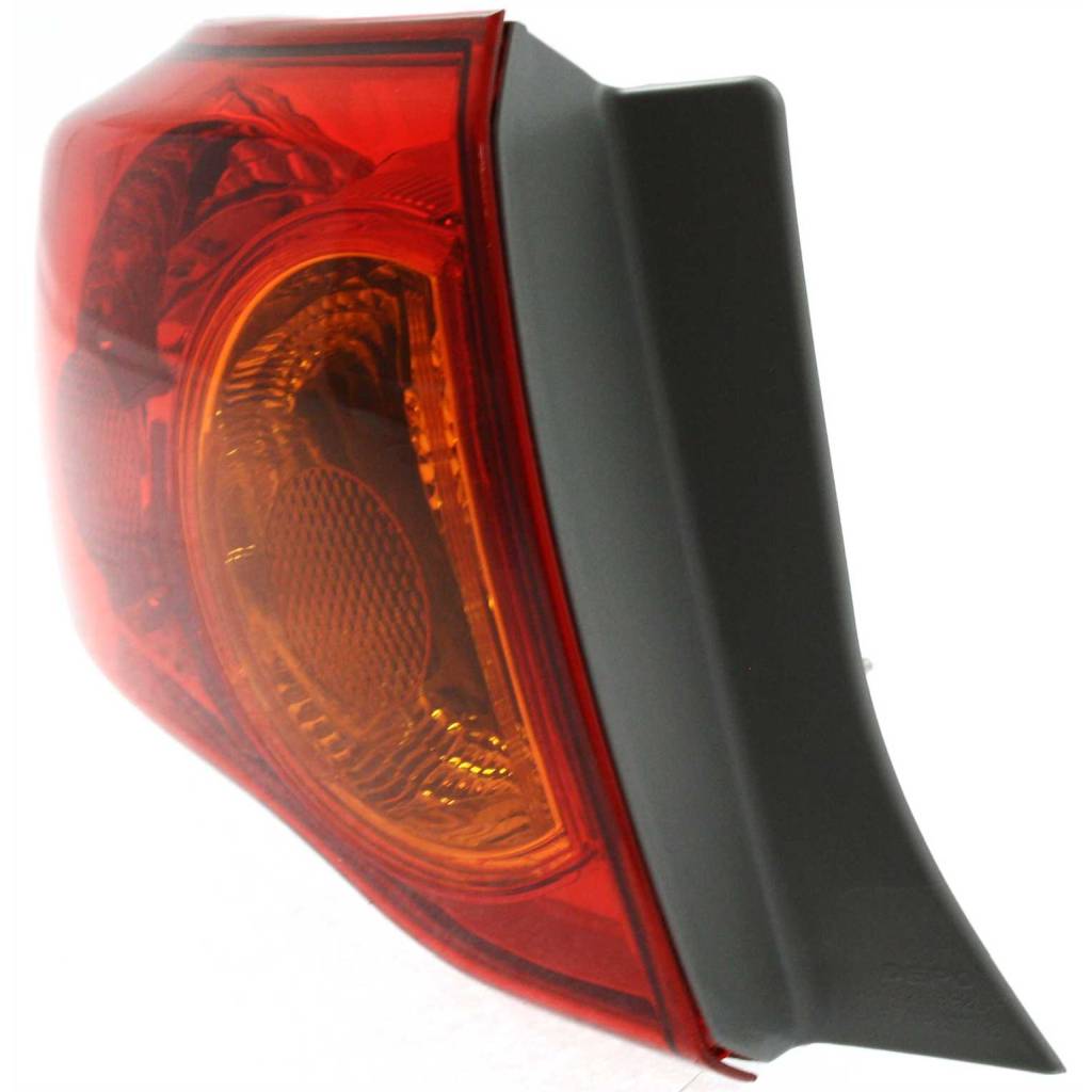 TOYOTA COROLLA/SEDAN TAIL LAMP ASSEMBLY LEFT (Driver Side) (EXC JAPAN BUILT)(OUTER) OEM#8156002460 2009-2010 PL#TO2800175