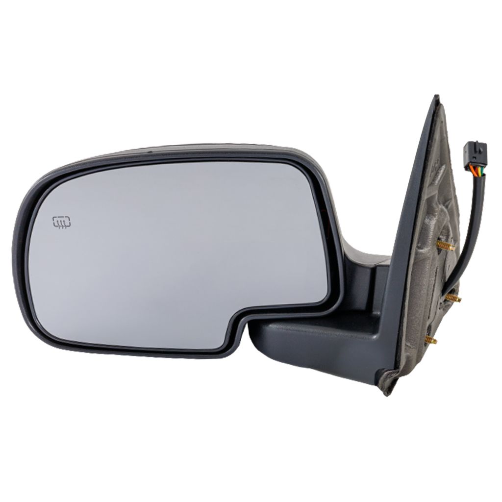 GM TRUCKS & VANS YUKON DENALI/YUKON XL DENALI (GMC) _(USE PART# 337163Q) DOOR MIRROR LEFT (Driver Side) POWER/HEATED (W/LAMP & BLACK GRAINED)(M-FOLD) OEM#15056061 2001-2002 PL#GM1320247