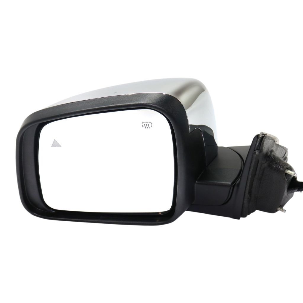 JEEPVEHICLE GRAND CHEROKEE / GRAND CHEROKEE WK DOOR MIRROR LEFT (Driver Side) PWR/HTD/SIGNAL/PUDDLE/MEMORY/P-FOLD (CHROME CVR)(W/BSD)(WO/AUTO DIM) OEM#68236933AB-PFM 2014-2021 PL#CH1320416