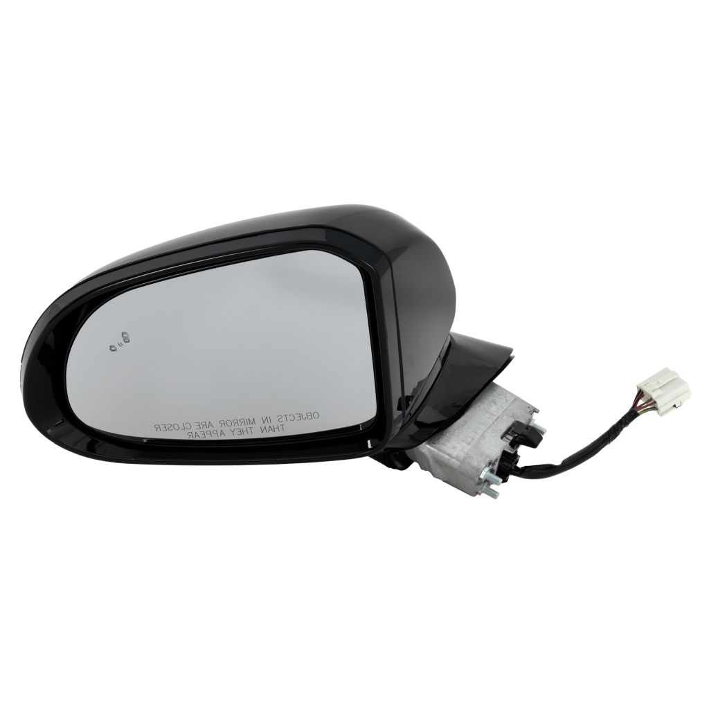 HYUNDAI SANTA FE DOOR MIRROR LEFT (Driver Side) PWR/HTD/SIGNAL/PUDDLE (W/BSD)(WO/CAMERA)(BLACK) OEM#87610S2130 2019-2020 PL#HY1320264