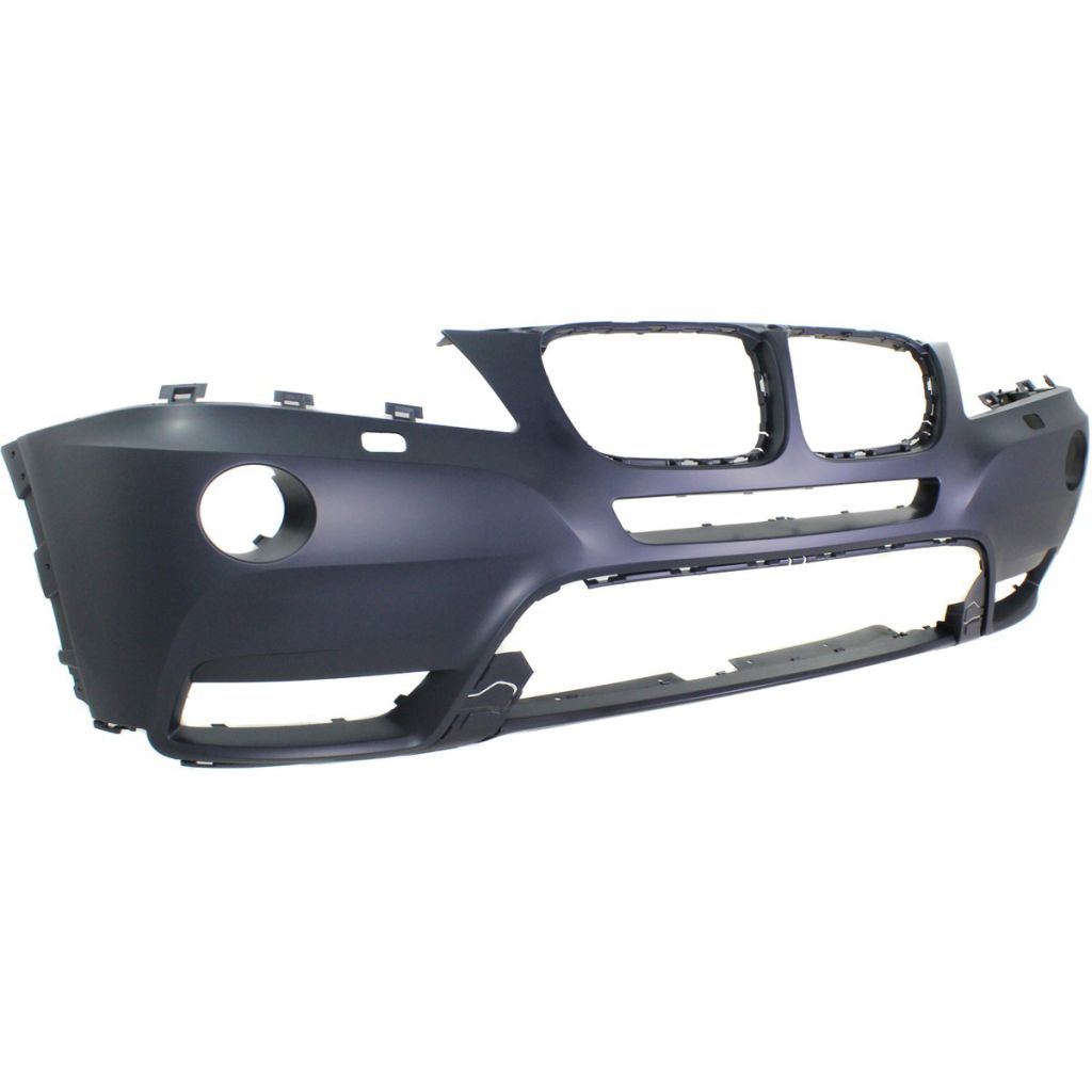 BMW BMW X3 FRONT BUMPER COVER PRM(W/ HL WASHER)(WO/M PKG) OEM#51117261188 2011-2014 PL#BM1000253